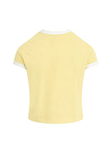 Favorite Daughter Womens The Cropped Ringer Short Sleeve T-Shirt