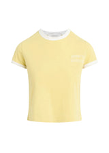 Favorite Daughter Womens The Cropped Ringer Short Sleeve T-Shirt