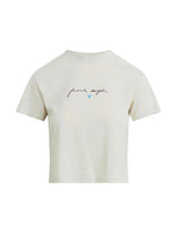 Favorite Daughter Womens The Cropped Signature Short Sleeve T-Shirt