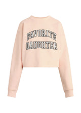Favorite Daughter Womens The Cropped Collegiate Sweatshirt