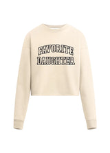 Favorite Daughter Womens The Cropped Velvet Flocked Sweatshirt