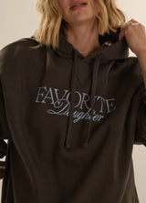 Favorite Daughter Womens The Embroidery Ritzy Hoodie Sweatshirt