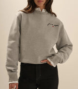Favorite Daughter Womens The Cropped Signature Sweatshirt