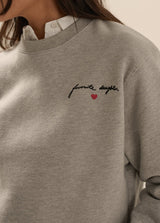 Favorite Daughter Womens The Cropped Signature Sweatshirt
