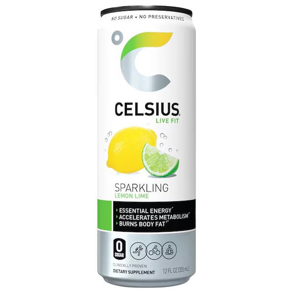 CELSIUS Live Fit Energy Drink - Lemon Lime - 12 oz.