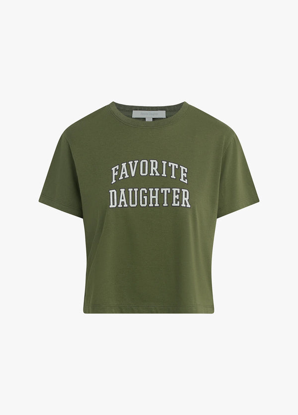 Favorite Daughter Cropped Collegiate Tee