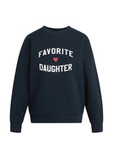Favorite Daughter Womens Heart Logo Sweatshirt