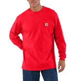 Carhartt Mens Loose Fit Heavy Weight Long Sleeve Pocket Shirt
