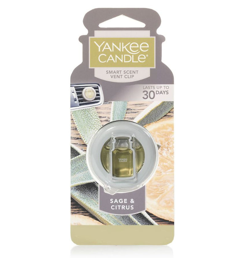 Yankee Candle Smart Scent Car Vent Clip - Sage & Citrus