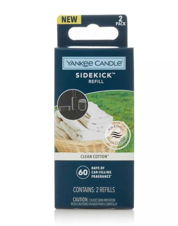 Yankee Candle Sidekick 2-Pack Refill - Clean Cotton