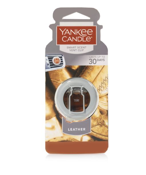 Yankee Candle Smart Scent Car Vent Clip - Leather