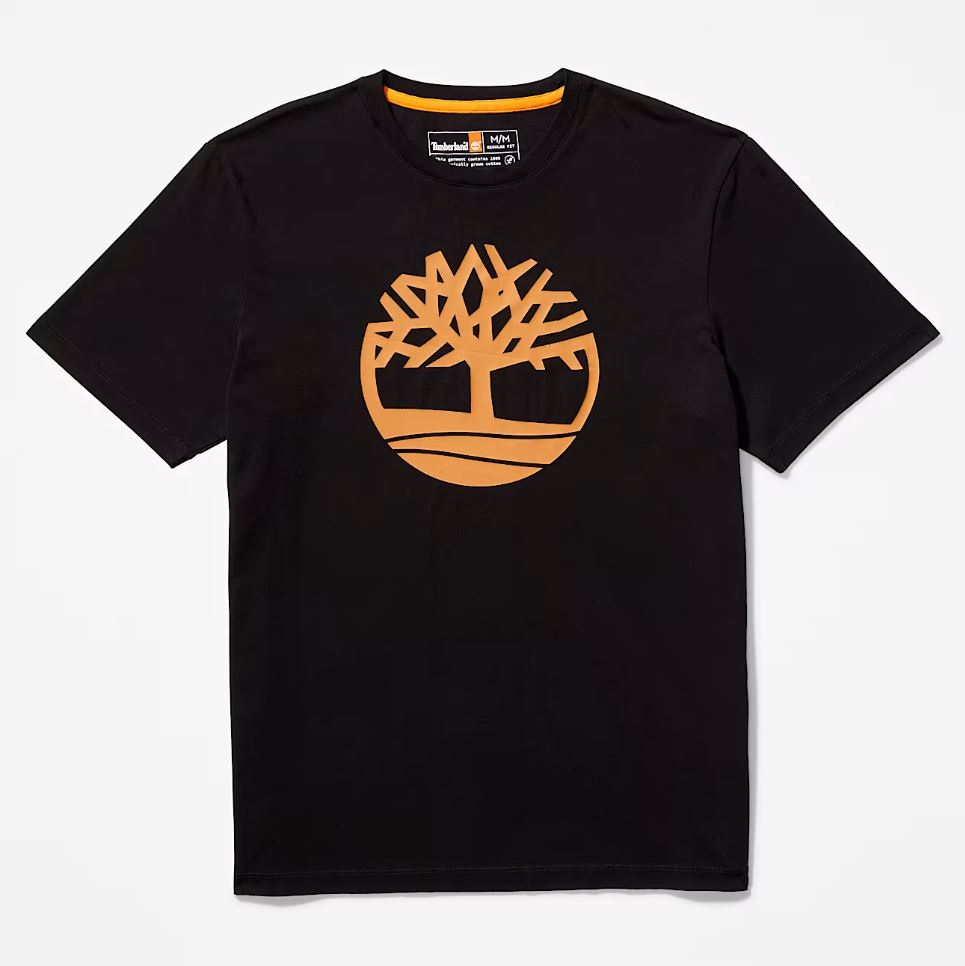 Timberland Mens Kennebec River Tree Logo Short Sleeve T-Shirt