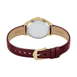 Fossil Womens Gilmore Three-Hand Red Leather Watch