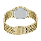 Fossil Womens Harlow Three-Hand Gold-Tone Stainless Steel Watch