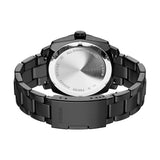 Fossil Mens Machine Three-Hand Date Black Stainless-Steel Watch