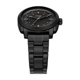 Fossil Mens Machine Three-Hand Date Black Stainless-Steel Watch