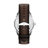 Fossil Mens Pearson Multi-Function Brown Leather Watch