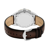 Fossil Mens Pearson Multi-Function Brown Leather Watch