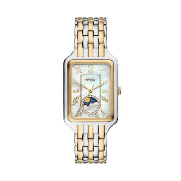 Fossil Raquel Two-Tone Pearl Dial Watch