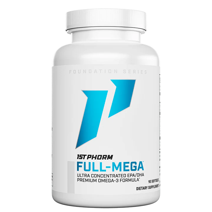 1st Phorm Full-Mega Omega-3 Fish Oil Softgels - 90 Count