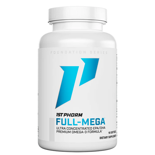 1st Phorm Full-Mega Omega-3 Fish Oil Softgels - 90 Count