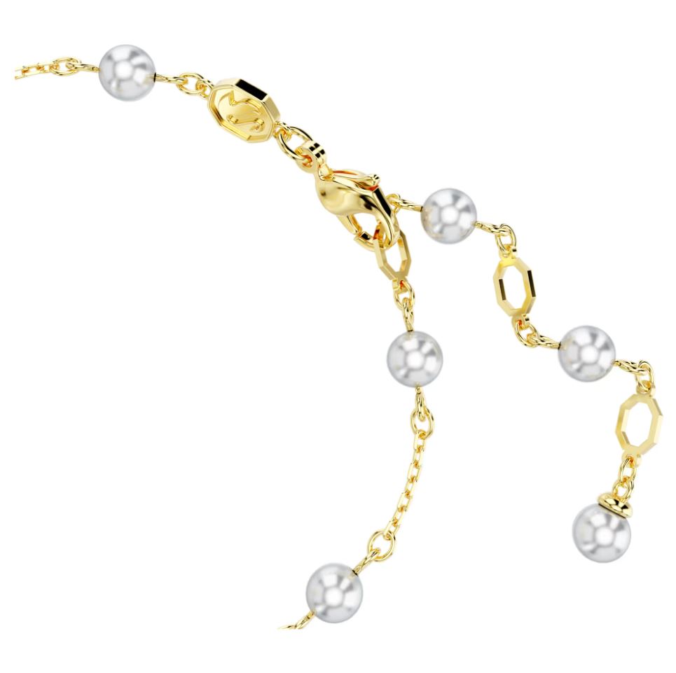 Swarovski Idyllia Angelic Bracelet - Crystal pearls, Starfish, Multicolored, Gold-tone plated