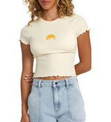 RVCA Womens Shine Baby Short Sleeve T-Shirt