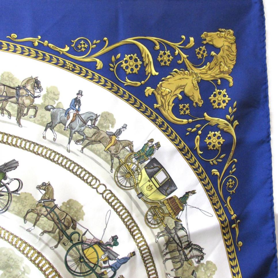 Hermes La Promenade De Longchamps Silk Scarf – ShopCGX