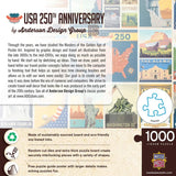 MasterPieces Vintage Posters - USA 250th Anniversary 1000 Piece Jigsaw Puzzle