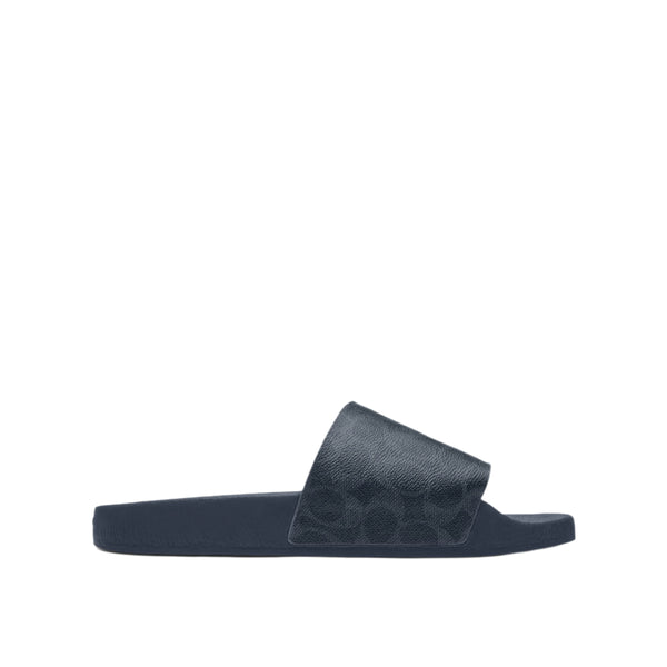 Coach Men's Signature Coated Canvas Pool Slide Sandals