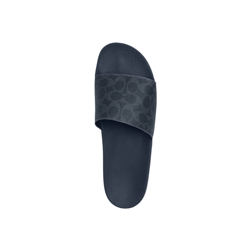 Coach Men's Signature Coated Canvas Pool Slide Sandals