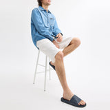 Coach Men's Signature Coated Canvas Pool Slide Sandals