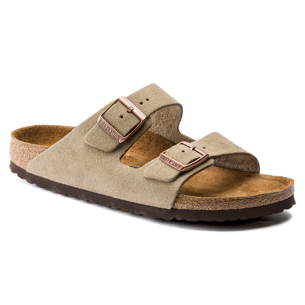 Birkenstock Arizona Soft Footbed Suede Sandals - Regular/Wide