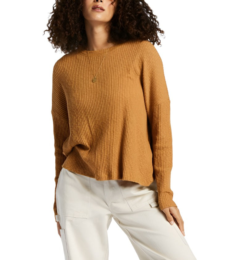 Billabong Womens Cozy Up Long Sleeve Top