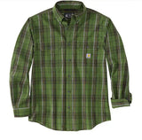 Carhartt Mens Loose Fit Chambray Long Sleeve Button Down Shirt