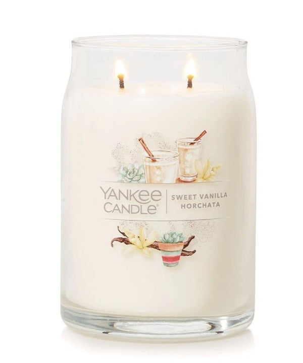 Yankee Candle Signature Large Jar Candle - Sweet Vanilla Horchata