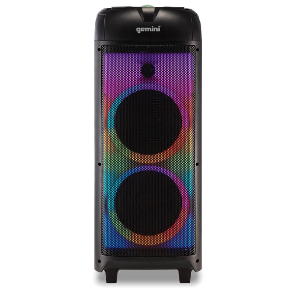 Gemini GPLT-360 Portable Bluetooth Speaker System with Lights