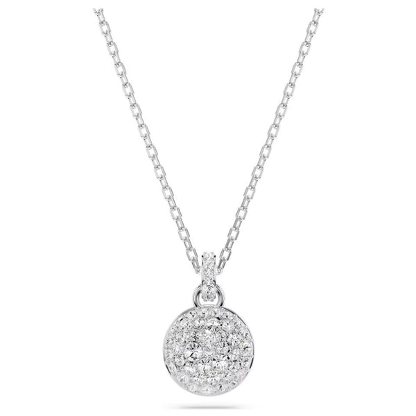 Swarovski Sublima Pendant Necklace - White, Rhodium Plated