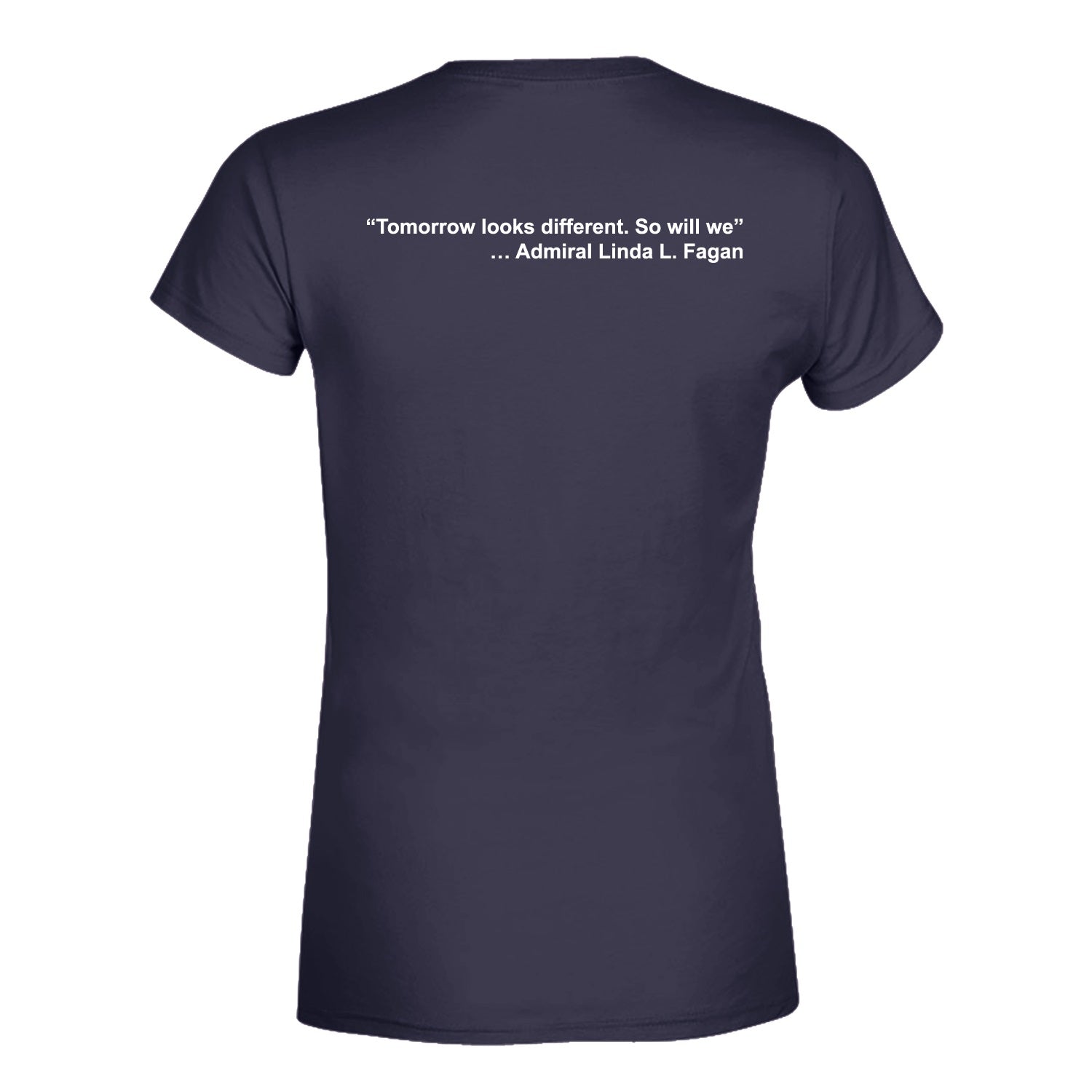 Coast Guard Womens #27 Commandant Short Sleeve T-Shirt