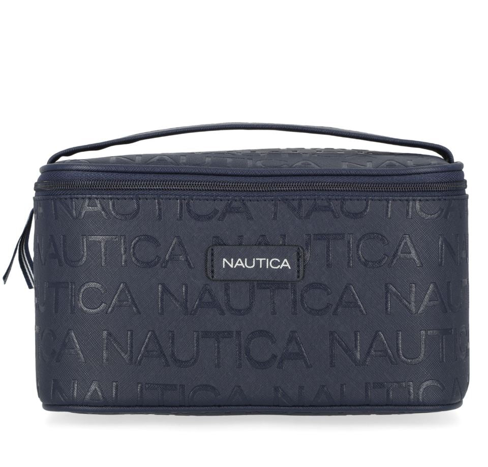 Nautica Repeat Logo Overnight Cosmetic Case