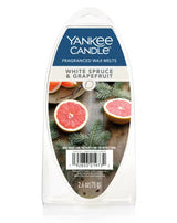 Yankee Candle Wax Melts Pack - White Spruce & Grapefruit