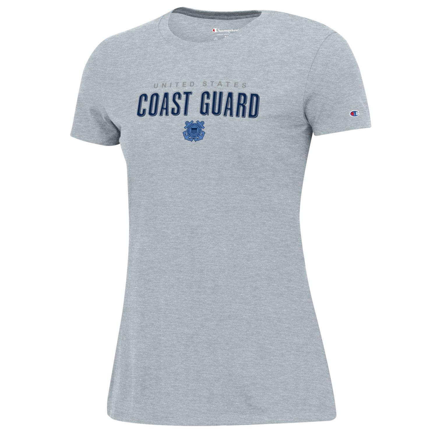 Coast Guard Champion Womens Stadium Womens Short Sleeve Top