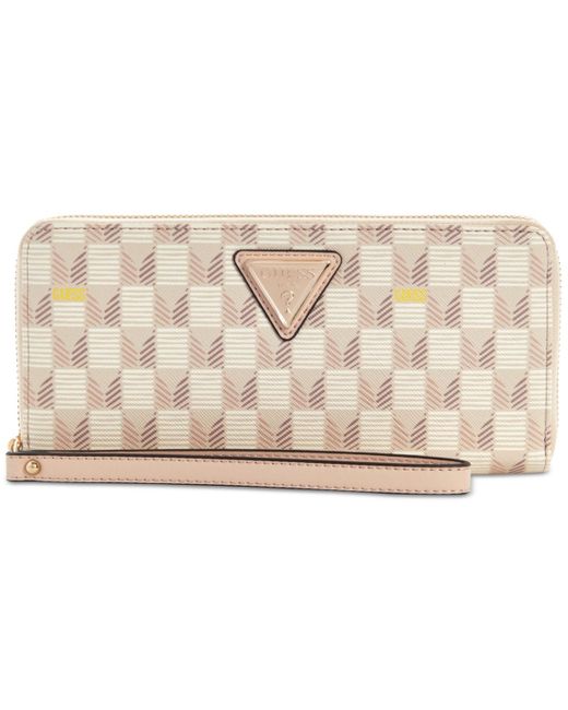 GUESS G Wave Large Zip-Around Wallet