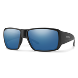 Smith Guide's Choice S Matte Black Frame - ChromaPop Polarized Blue Mirror Lens - Polarized Sunglasses