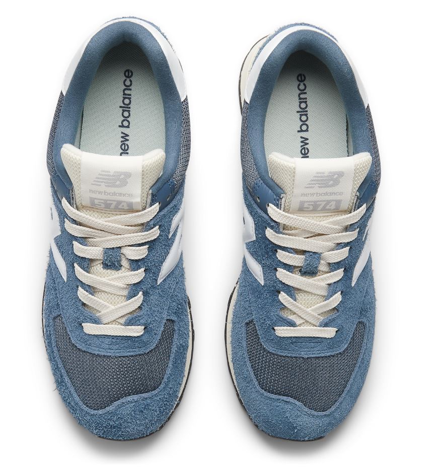 New balance 574 suede blue best sale