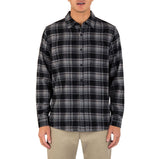 Hurley Mens Portland Organic Flannel Long Sleeve Shirt