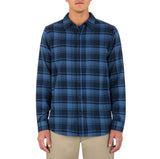 Hurley Mens Portland Organic Flannel Long Sleeve Shirt