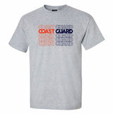 Coast Guard Mens Repeat Short Sleeve T-Shirt