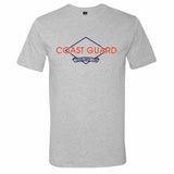 Coast Guard Mens Diamond Short Sleeve T-Shirt