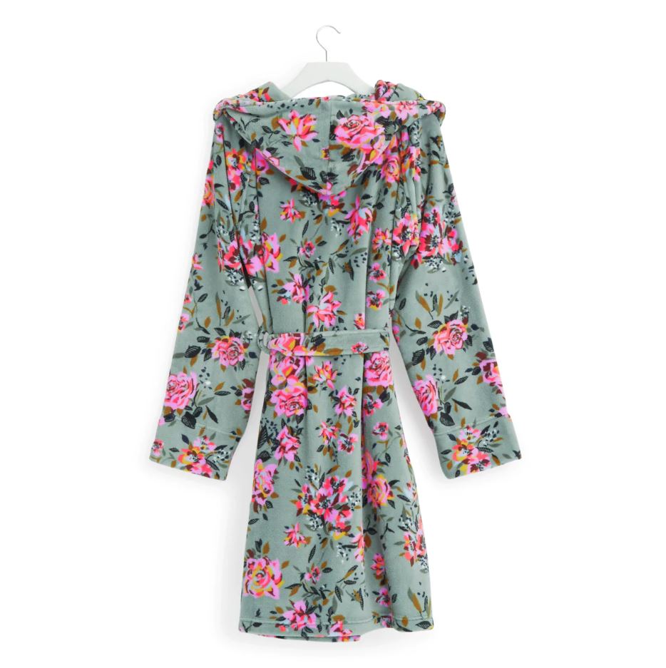 Vera Bradley Womens Plush Fleece Robe - Size Size/Medium